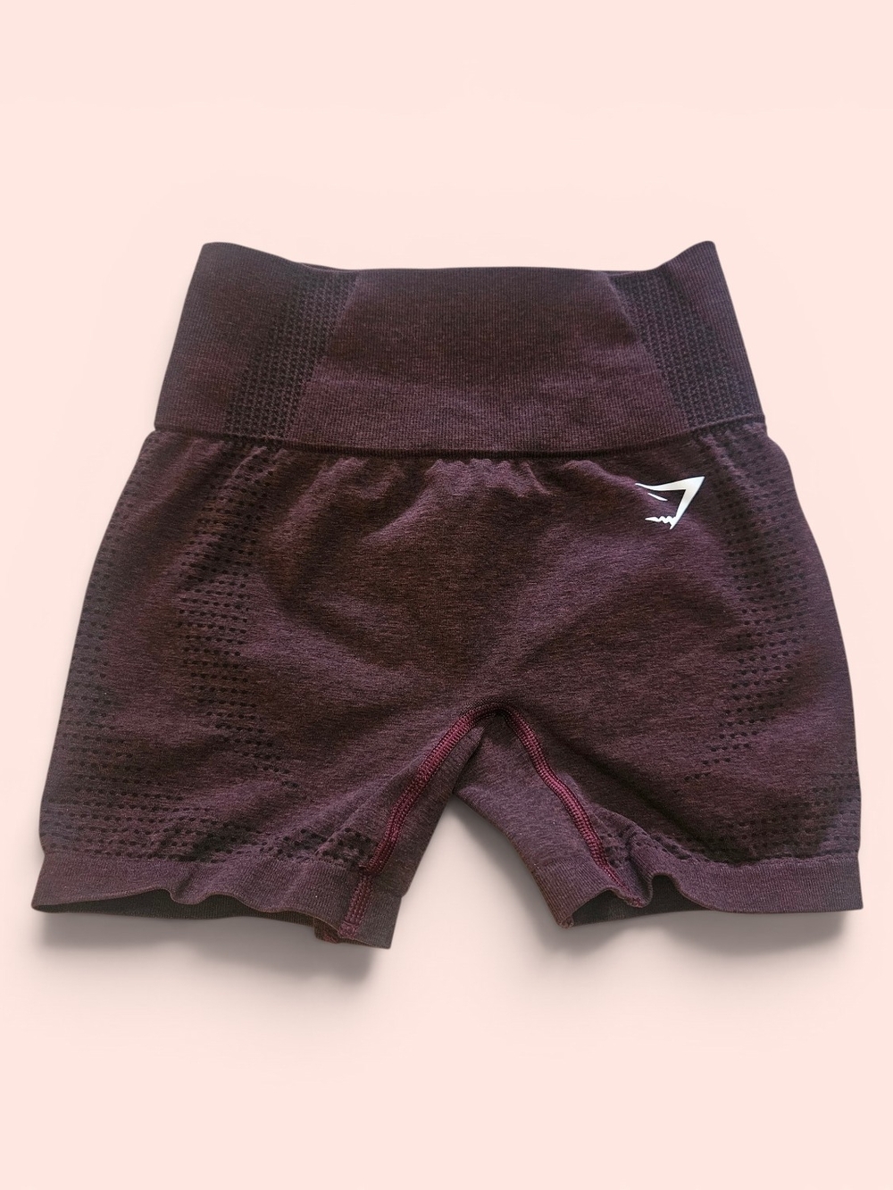 Gymshark Seamless High-Waist Shorts - Deep Wine